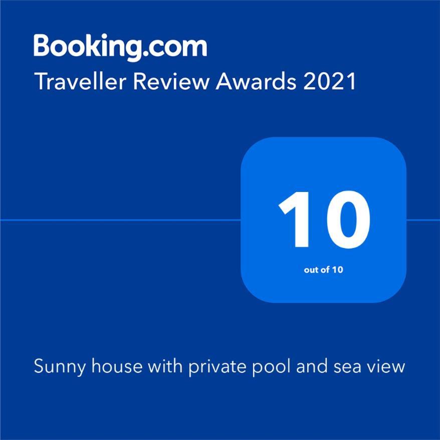 Sunny House With Private Pool And Sea View